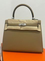 Hermes - Poussiere Epsom Sellier Kelly 25- PHW