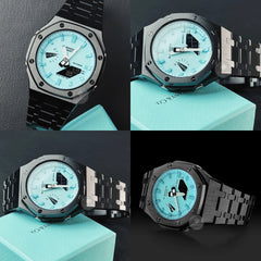 G-shock x Tiff - customized black stainless