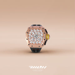 Mash SHOP X Aldarwish Qatar jewelry- gold diamond ring size 58