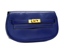 Hermes - kelly banana vintage -blue