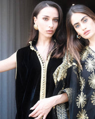 SHD X MASH - SHD Velvet Kaftan black