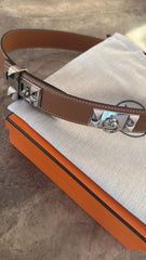 Hermes - medor belt Phw - gold leather size 85