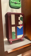 Hermes - limited edition suitcase cabine plume canvas