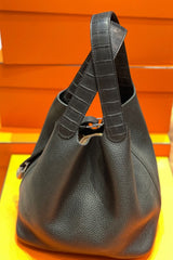 Hermes - Picotin 22 Touch Black - Clemence