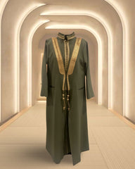 Shd X Mash - sleevless kaftan - palms color 🌴