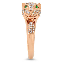 EF - panther ring - yellow gold