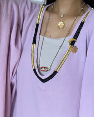 Shd X Mash - futoor kaftan free size-pink