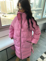 Ganni - pink puffer free size