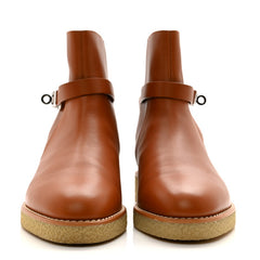 Hermes - Heritage Calfskin Follow Ankle Boots size 38.5