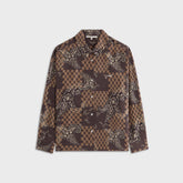 Kith - Michi Crest Paisley shirt and pant silk set