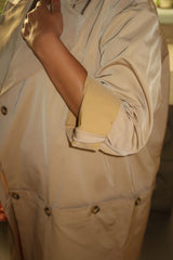 Mash x eclipse- flexible summer trench coat