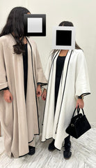 Mash X MNCAH - panda white cardigan besht - free size