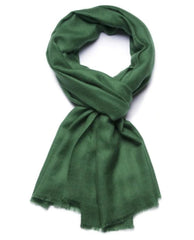 Dark Diva - Bottle Green Solid Cashmere Stole