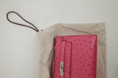 Hermes - kelly pouchette ostrich