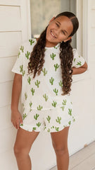 BH little girl shirt set - cactus 🌵