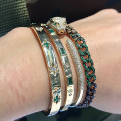 EF - Panther braclate - yellow Gold