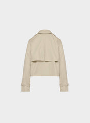 Aritzia - cropped trench coat - Biege
