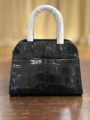 The row - margaux 10 - alligator bag navy blue - for the row collector
