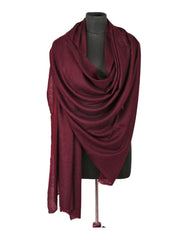 Dark Diva - Deep Wine Solid Cashmere