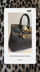 Hermes - Birkin 30 touch -
Noir / ghw