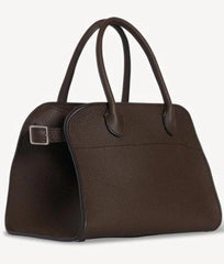 The row - margaux size 10 - soft leather deep brown