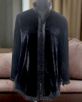 SHD X MASH - velvet tracksuit set ( jacket & pant) black