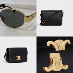 Celine - classic calfskin bag size 22 - black