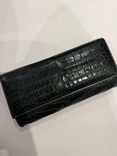 Bougie Bags - the real crocodile 🐊 - clutch/ cross - dark green