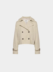Aritzia - cropped trench coat - Biege