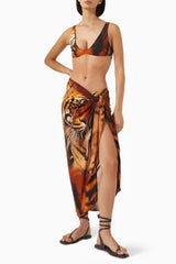 skims x roberto cavalli - Tiger scarf