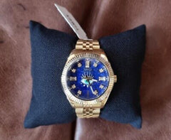 Timex X JA watch - GOLD/BLUE