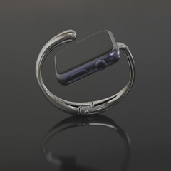 Apple watch cuff - silver