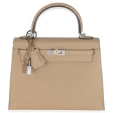 Hermes - Poussiere Epsom Sellier Kelly 25- PHW