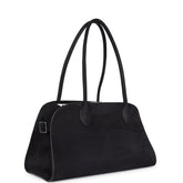 The row - shoulder margaux size 12 - suede black