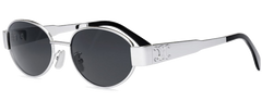 Celine eyewear- round metal - Silver