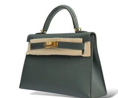 Hermes - kelly 20 - mini vert mangrove”