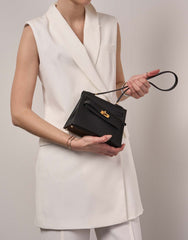 Hermes - kelly desordre black ghw epsom