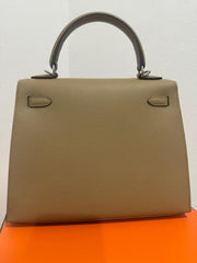 Hermes - Poussiere Epsom Sellier Kelly 25- PHW