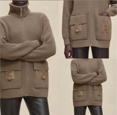 Hermes - etoupe cardigan
