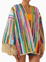 JSS - knit multi colors jacket