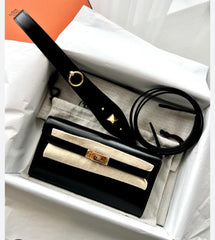 Hermes - kelly to go rock - black