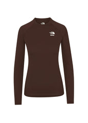 Skims X TNF - long sleeve top - cocoa color
