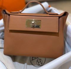 Hermes - mini 24/24 gold - swift - Gold hardware