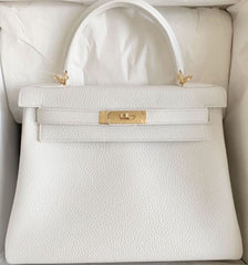 Hermes - kelly 28 white GHW