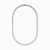 EF - Sterling Silver Diamond Tennis Necklace