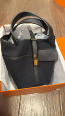 Hermes - picotin cargo black Gold hardware
