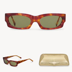 The row - kai sunglasses - Light Tortoise / Olive
