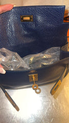 Hermes - kelly banana vintage -blue
