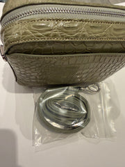 Bougie Bags - the real crocodile 🐊 -shoulder / cross - olive - with strap