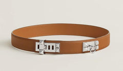 Hermes - medor belt Phw - gold leather size 85